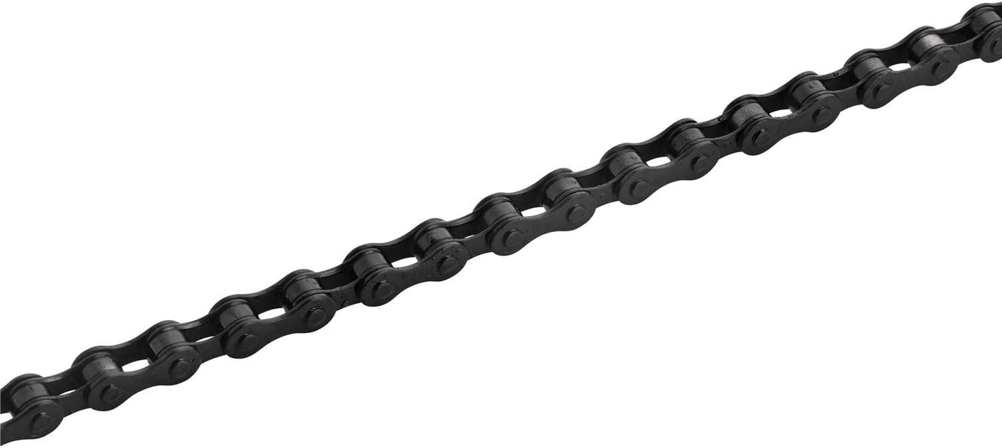 Single-Speed Bicycle Chain, 1-Speed Bike Chain, Multicolour, 1/2 x 1/8 Inch, 116 Links (116L, Black, 1)