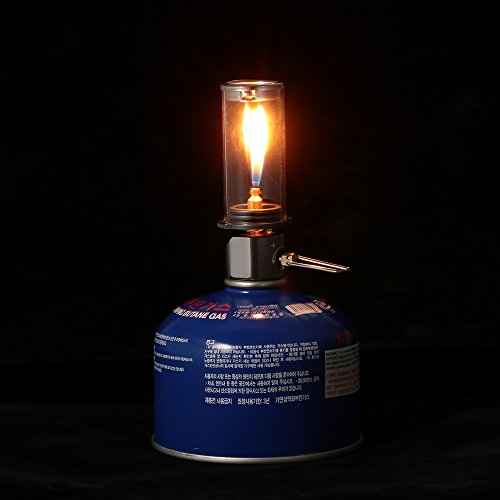 Lixada Lamp Light Butane Gas Light Lantern Outdoor Use Only for Camping Picnic Self-Driving (Gas Light Lantern)