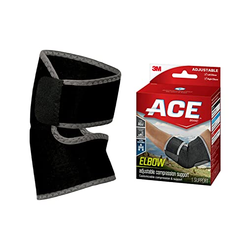 Adjustable Compression Elbow Support - One Size Neoprene