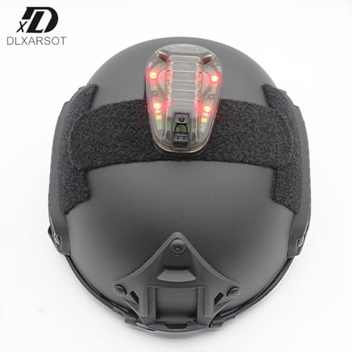 DLXARSOT Red Tactical Helmet Signal Light for Military & Outdoor Use
