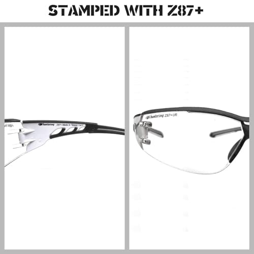 Super Flexible Lightweight Anti Fog Wrap-Around U6 Clear Shooting Safety Glasses with ANSI Z87.1 Scratch Resist