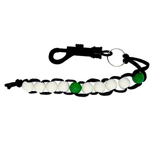 Golf Stroke Score Counter - 2 Pack with Clip and Beads