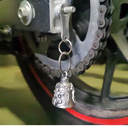Dream Apparel Chopper Motorcycle Ride Bell Keychain for Bikers & Luck - Heavy Spirit Accessory