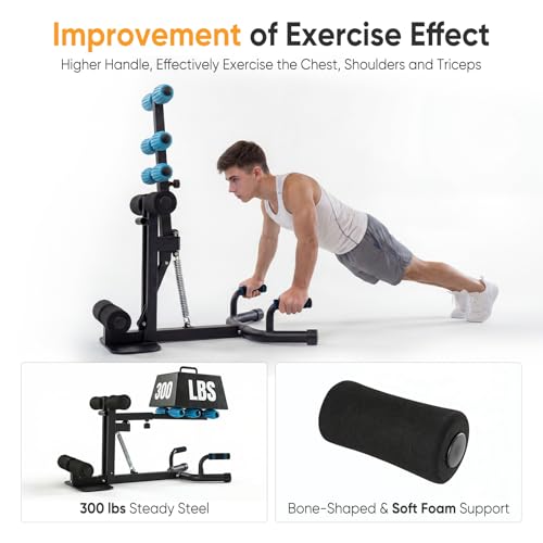 Adjustable Deep Squat Machine for Home Gym - 300 lbs Capacity