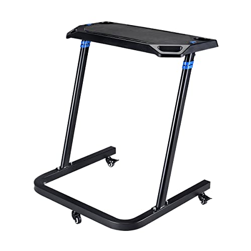 Adjustable Bike Trainer Fitness Desk - Portable Workstation Black