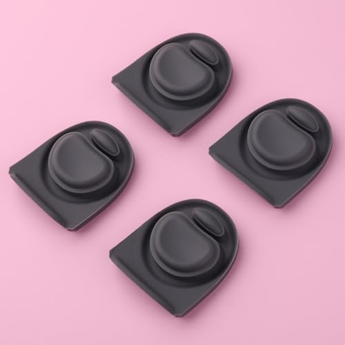 Silicone Replacement Stopper for Spout Lid - 4 Pack - Gray