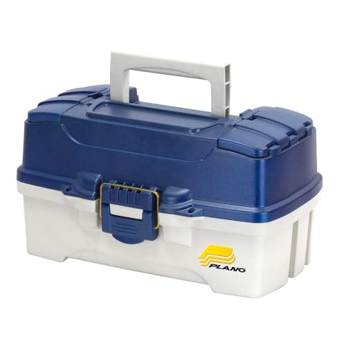 2-Tray Tackle Box with Dual Top Access - Premium Fishing Storage