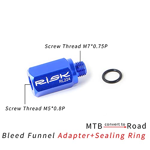 Hydraulic Brake Bleed Funnel Adapter for Shimano & MTB
