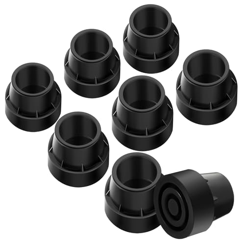 8 Pieces 1 Inch Mini Trampoline Leg Caps Tips Replacement Rubber Feet