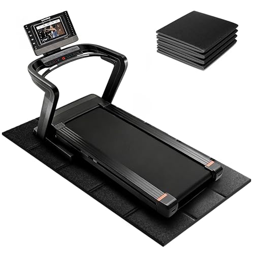 Non-Slip Treadmill Mat - 79" x 39" Shock Absorbing Floor Protector