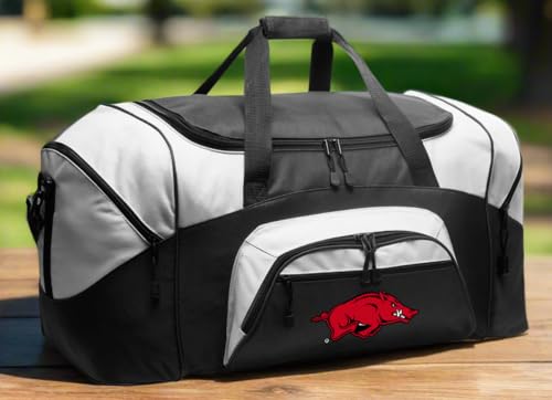 Official Arkansas Razorbacks Duffel Bag - Extra-Large Black