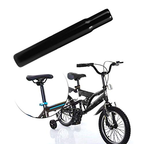Children's Bicycle Seat Post - 25.4mm Steel, 18cm Length, Black