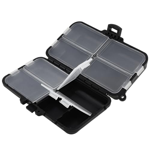 Mini Fishing Tackle Box - 9 Compartment Organizer for Baits