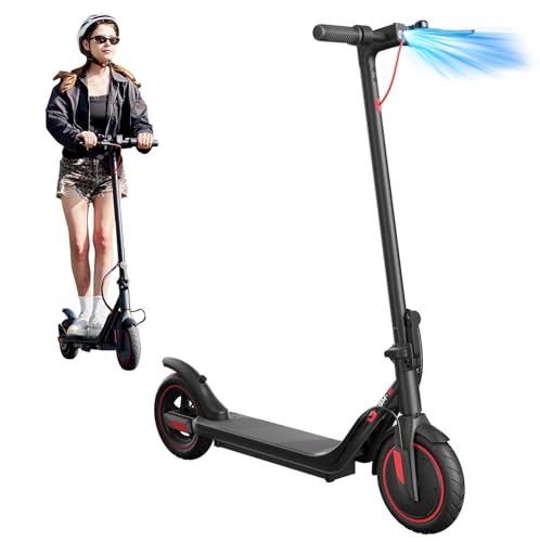 Foldable Electric Scooter for Adults - Smart App, Cruise Control, Carbon Black