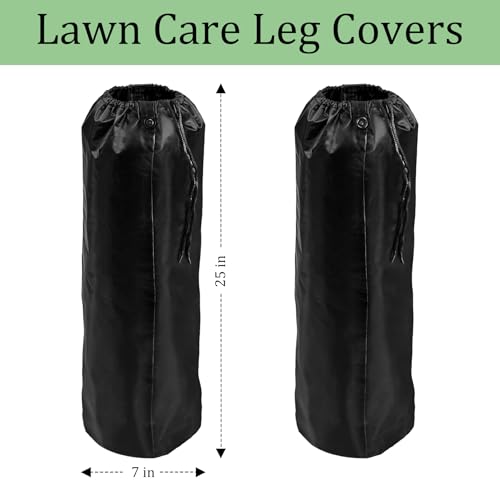Adjustable Waterproof Leg Gaiters for Lawn Care - 25 Inches