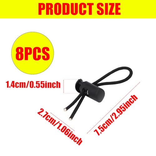 Race Bib Toggles - 8-Piece Clip Pin Set for Runners