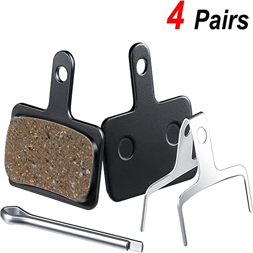High-Performance Mountain Bike Brake Pads - Resin - 4 Pairs