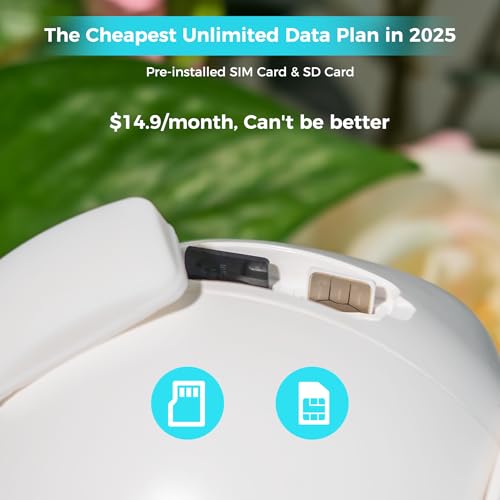 SOVMIKU C1 4G LTE Cellular Security Camera Wireless Outdoor, $14.9/Month for Unlimited Data, Easy to Setup, IP65 Waterproof, No Wi-Fi Surveillance Cam Two Way Audio, Color Night Vision, 32GB Included