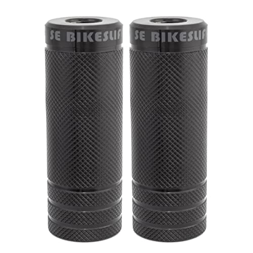 SE Bikes Wheelie Pegs – 98mm Knurled Steel Bicycle Pegs for 14mm or 3/8” Axles (Pair)