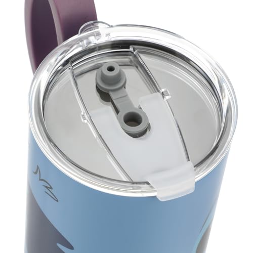 Disney Stitch 40 Oz Stainless Steel Tumbler with Sculpted Ears Handle - Blue, Bioworld