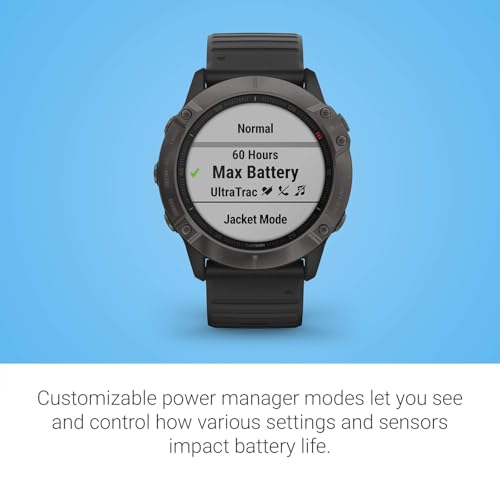 Garmin Fenix 6S Pro Multisport GPS Watch - Black (Renewed)