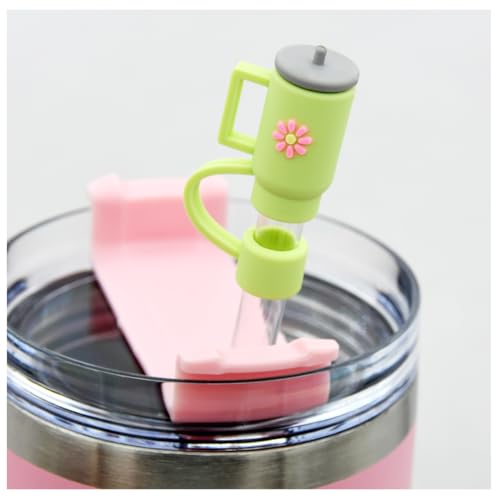 Silicone Straw Topper for Stanley Cup Tumbler - 10Pcs