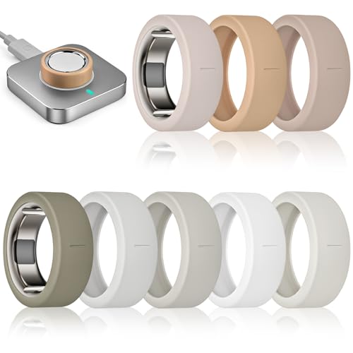 Ultra-Thin Silicone Cover for Oura Ring Gen 3 & 4 - 8 Colors Set 1