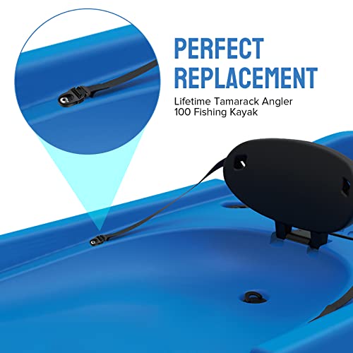 Kayak Seat Repair Kit - 4 Sets of Clips and Hooks for Stability