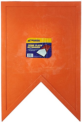 Home Plate Extension for Softball - Durable Rubber, 17" x 25"