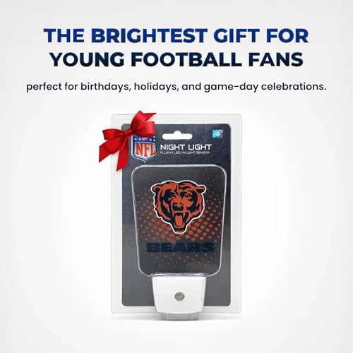 NFL Buffalo Bills LED Night Light with Auto-Sensor & 3 Settings