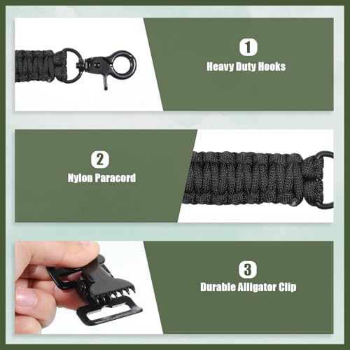 Heavy Duty Glove Clip Holder for Firefighters and Outdoors