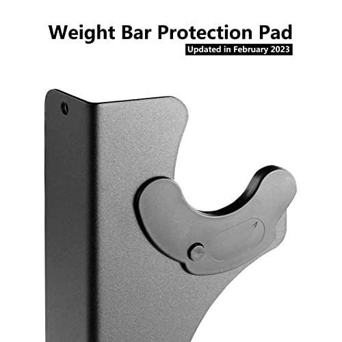 Lovind Horizontal 4-Bar Wall Mount Barbell Rack for Home & Gym Storage