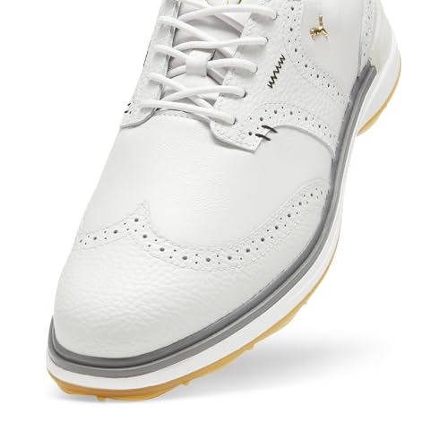 PUMA Golf Avant Wing Tip Shoes - 11 / Feather Gray-Slate Gray