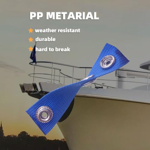 Boat Cover Snap Extender - Steel, 2''-3'', Blue