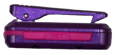 Interval Timer and Stopwatch - Compact Violet/Pink Design