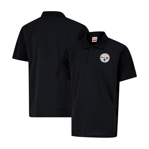 Pittsburgh Steelers Men's Quick-Dry Jersey Polo Shirt - Medium
