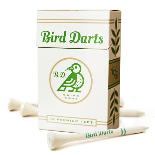 Bamboo Golf Tees - 18 Units in Cigarette-Style Pack