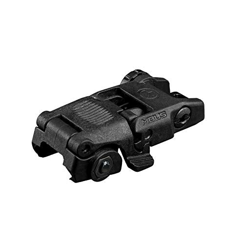 Flip-Up Backup Rear Sight - Impact Resistant Polymer - Black