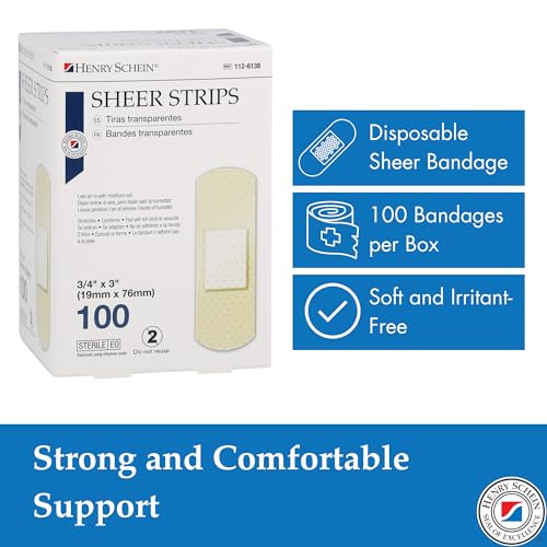 Sterile Adhesive Bandages - 3/4" x 3" - 100 Count