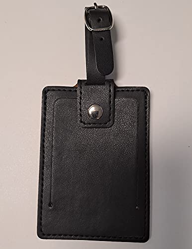 NFL San Francisco 49ers Laser Engraved Suede Luggage Tag - Red & Black