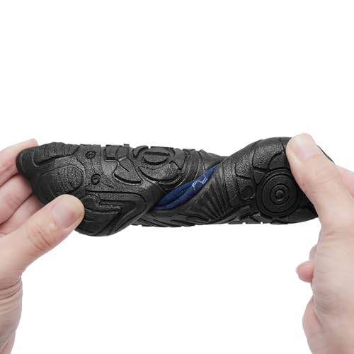 Kids Non-Slip Water Shoes - Quick Dry Aqua Shoes - Big Kid Navy