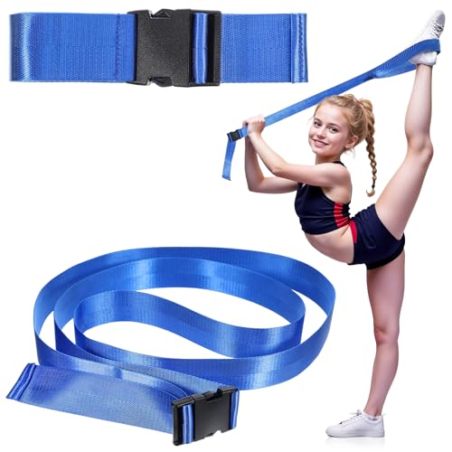 CIATBYYJ Blue Physical Therapy & Yoga Stretch Strap - Adjustable Mobilization Belt