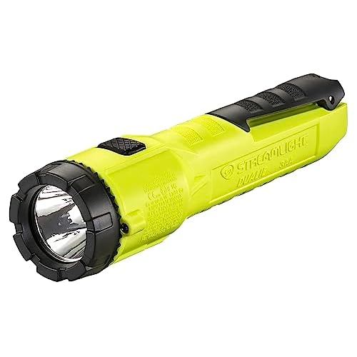 Streamlight 68751 Dualie 3AA 140-Lumen Intrinsically Safe Industrial Flashlight with Spot/Flood Without Batteries, Yellow
