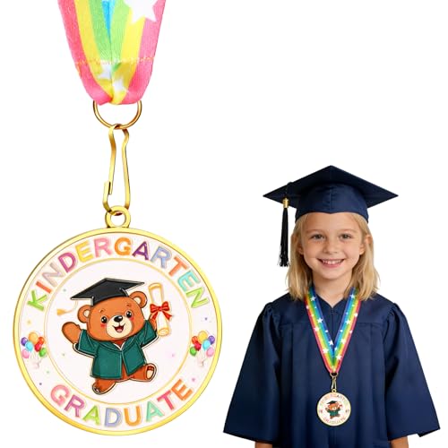 Kindergarten Graduation Medal with Ribbon - Kids Award Gift