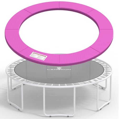 14ft Trampoline Replacement Safety Pad - Waterproof Pink Cover