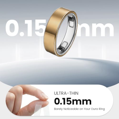 Ultra-Thin Clear Protective Skin Cover for Oura Ring 5 - Size 9