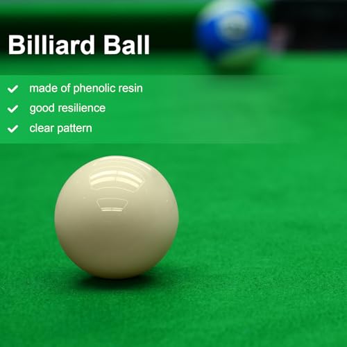 Regulation 2-1/4 Inch White Pool Cue Ball - 6 oz