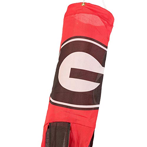 Georgia Bulldogs Windsock with Team Colored Streamers - 40"