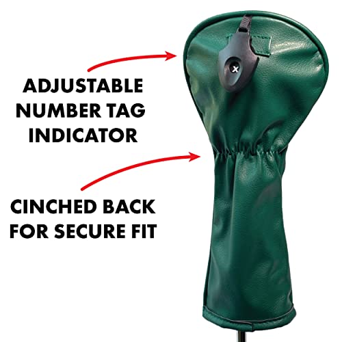 Vintage Golf Fairway Headcover for All Clubs - Printed Design