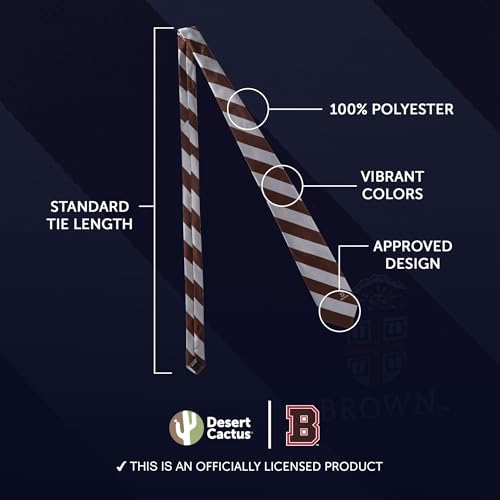 Brown University Necktie - Officially Licensed BU Logo Tie